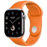 Apple Watch Hermes Series 12 46mm, ремешок из текстильного трикотажа темно-синий
