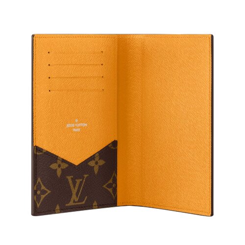 Обложка для паспорта Louis Vuitton Monogram Safran Yellow