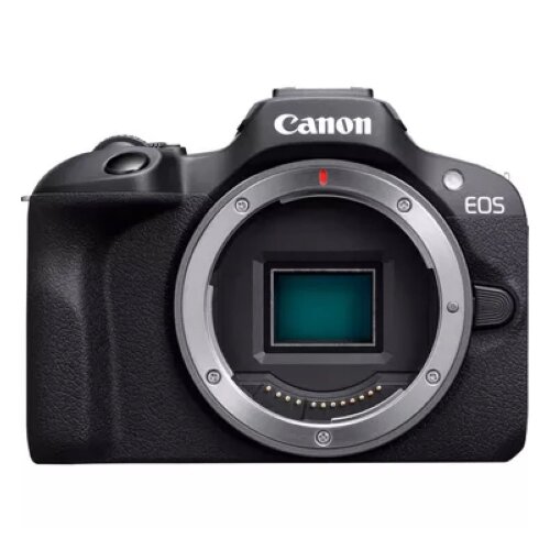 Canon EOS R100 Mirrorless Camera + RF-S 18-45mm F4.5-6.3 IS STM Lens + Backpack (Gray)+ SD Card