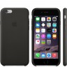 Кожаный чехол для iPhone 6 чёрный