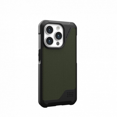 Защитный чехол Uag Metropolis LT для iPhone 15 Pro Max с MagSafe - Кевлар оливковый (Kevlar Olive)