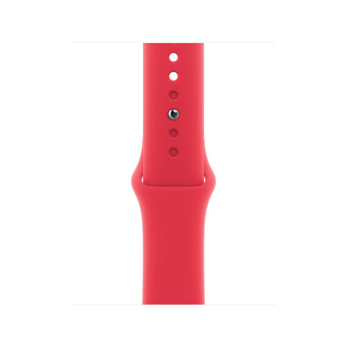 Apple Watch SE (2023) 40mm, Midnight Aluminum Case with Sport Band - Red (Красный)