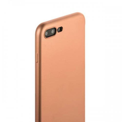 Силиконовая чехол-накладка J-case Delicate для iPhone 7 Plus и 8 Plus - Розовый