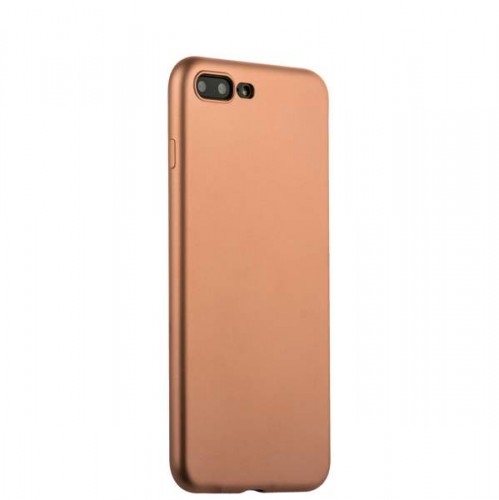 Силиконовая чехол-накладка J-case Delicate для iPhone 7 Plus и 8 Plus - Розовый