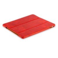 Чехол кожаный для iPad Pro Vintage Series - Красный