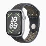 Apple Watch Series 10 46mm, Silver Aluminum Case with Nike Sport Band - Midnight Sky