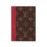 Обложка для паспорта Louis Vuitton Monogram Sari Red