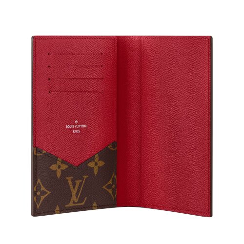 Обложка для паспорта Louis Vuitton Monogram Sari Red