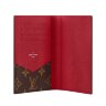 Обложка для паспорта Louis Vuitton Monogram Sari Red