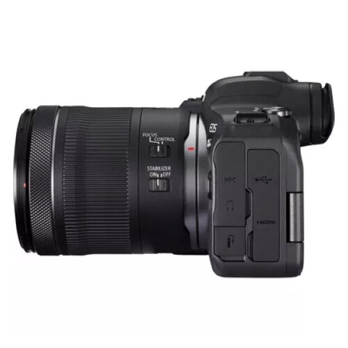Canon EOS R6 Mirrorless Camera + RF 24-105mm IS STM Lens + Backpack + SD card + Spare Battery