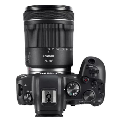 Canon EOS R6 Mirrorless Camera + RF 24-105mm IS STM Lens + Backpack + SD card + Spare Battery