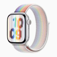 Apple Watch Series 11 42mm, Silver Aluminum Case with Sport Loop - Pride Edition