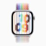 Apple Watch Series 11 42mm, Silver Aluminum Case with Sport Loop - Pride Edition