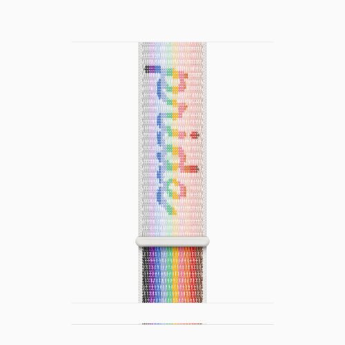 Apple Watch Series 11 42mm, Silver Aluminum Case with Sport Loop - Pride Edition