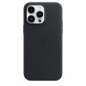 Кожаный чехол для iPhone 14 Pro Max с MagSafe - "Тёмная ночь"