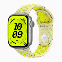 Apple Watch Series 11 46mm, Space Gray Aluminum Case with Nike Sport Band - Volt Splash