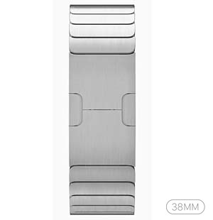 Блочный браслет для Apple Watch 38mm стальной