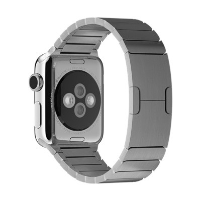 Блочный браслет для Apple Watch 38mm стальной