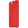 Кожаный чехол для iPhone 6 красный
