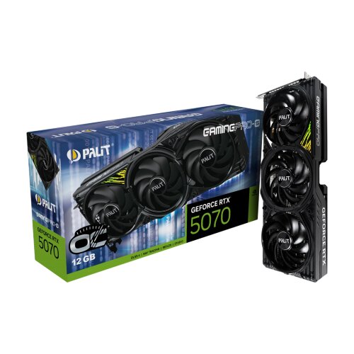 Игровая видеокарта NVIDIA PALIT GeForce RTX 5070 GamingPro-S OC