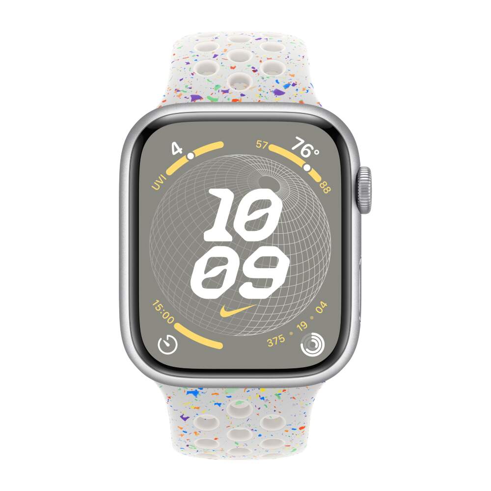Nike apple watch series 4 silver on sale