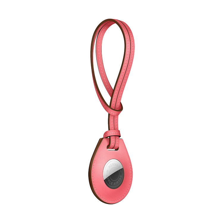 Подвеска AirTag Hermes Rose Azalée для сумки