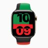 Apple Watch Series 10 46mm, Gold Titanium Case with Sport Band - Black Unity