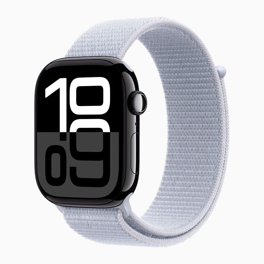 Silver aluminium case with summit white nike sport loop shop