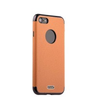 Силиконовая чехол-накладка J-case Jack Series для iPhone 7 и 8 - Светло-коричневый