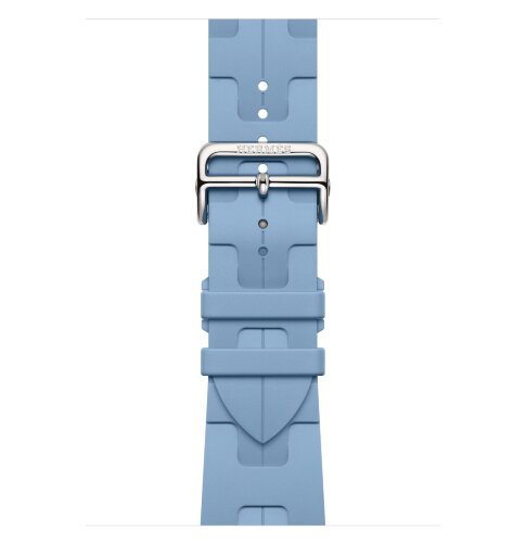 Apple Watch Hermes Series 11 46mm, спортивный ремешок Kilim голубой