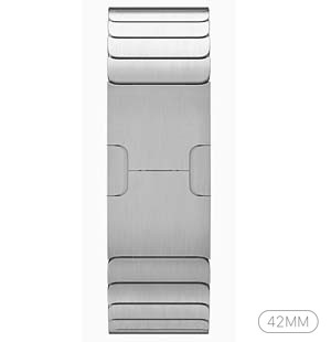 Блочный браслет для Apple Watch 42/44mm стальной