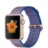 Apple Watch Sport 38mm with Plaited Nylon Blue/ Синий плетеный нейлон MMF62