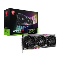 Игровая видеокарта NVIDIA MSI GeForce RTX 4070 GAMING X TRIO 12G