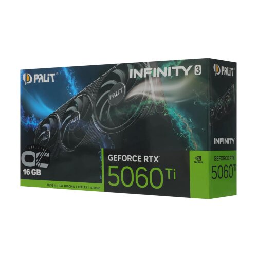 Видеокарта NVIDIA PALIT GeForce RTX 5060 Ti Infinity 3 OC 16GB