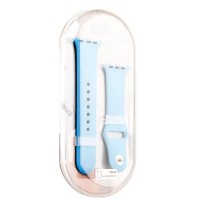 Спортивный ремешок COTEetCI W3 Sport Band для Apple Watch 42мм - Голубой