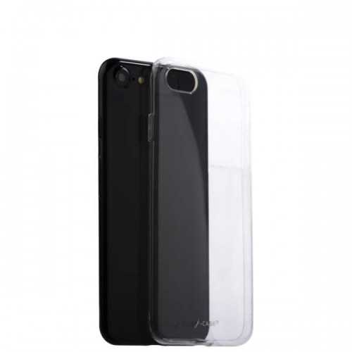 Силиконовая чехол-накладка J-case Premium для iPhone 7 и 8 - Прозрачная