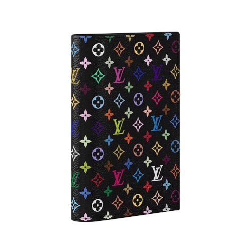 Обложка для паспорта Louis Vuitton Monogram LV x TM Multicolore Noir