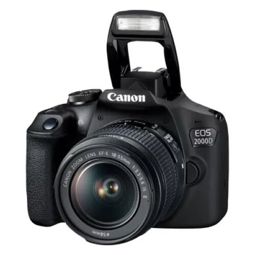 Canon EOS 2000D Camera + EF-S 18-55mm IS II Lens Kit