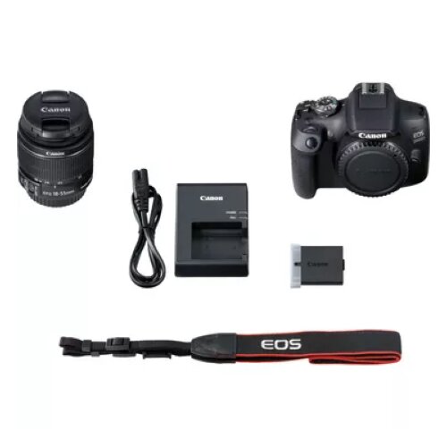 Canon EOS 2000D Camera + EF-S 18-55mm IS II Lens Kit