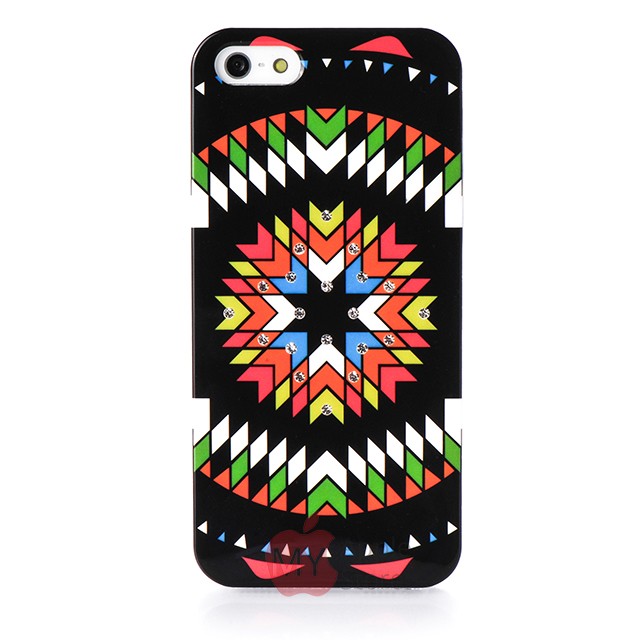 Стильный чехол накладка Beckberg для iPhone 5 / 5S со стразами swarovski