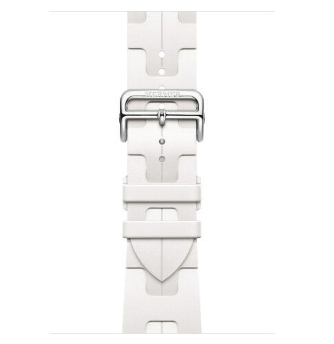 Apple Watch Hermes Series 11 42mm, спортивный ремешок Kilim белого цвета