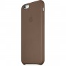 Кожаный чехол для iPhone 6 шоколадный