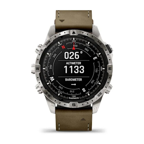 Умные часы Garmin MARQ Adventurer (Gen 2) 46mm, Damascus Steel Edition, Modern Tool Watch