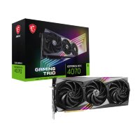 Игровая видеокарта NVIDIA MSI GeForce RTX 4070 GAMING TRIO 12G
