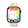 Apple Watch Series 9 41mm, Midnight Aluminum Case with Sport Band - Pride Edition
