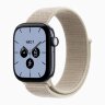 Apple Watch Series 12 46mm, Night Blue Ceramic Case with Sport Loop - Limestone