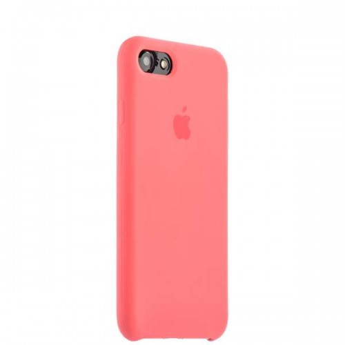 Чехол-накладка Silicone для iPhone 8 и 7 - «розовая камелия»