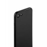 Силиконовая чехол-накладка J-case Shiny Glazed для iPhone 7 и 8 - Черная