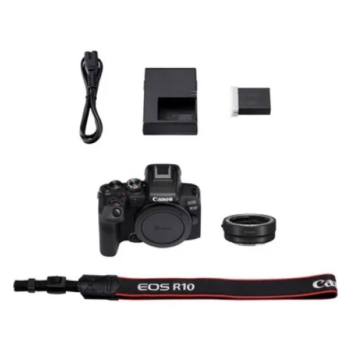 Canon EOS R10 Mirrorless Camera + Mount Adapter EF-EOS R