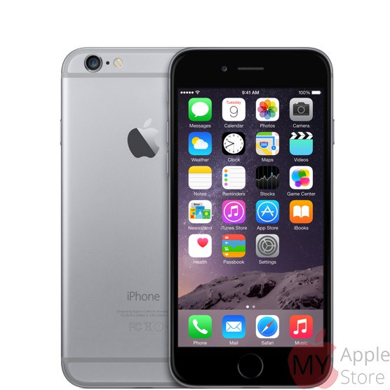КУПИТЬ Apple iPhone 6 plus 16GB space gray дешево в Москве. Цена на айфон 6  плюс 16 ГБ черный, отзывы. Продажа iphone plus 16 gb, заказать айфон плюс  16гб в My Apple Store